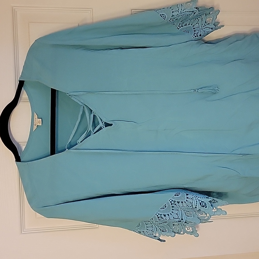 Turquoise Blouse